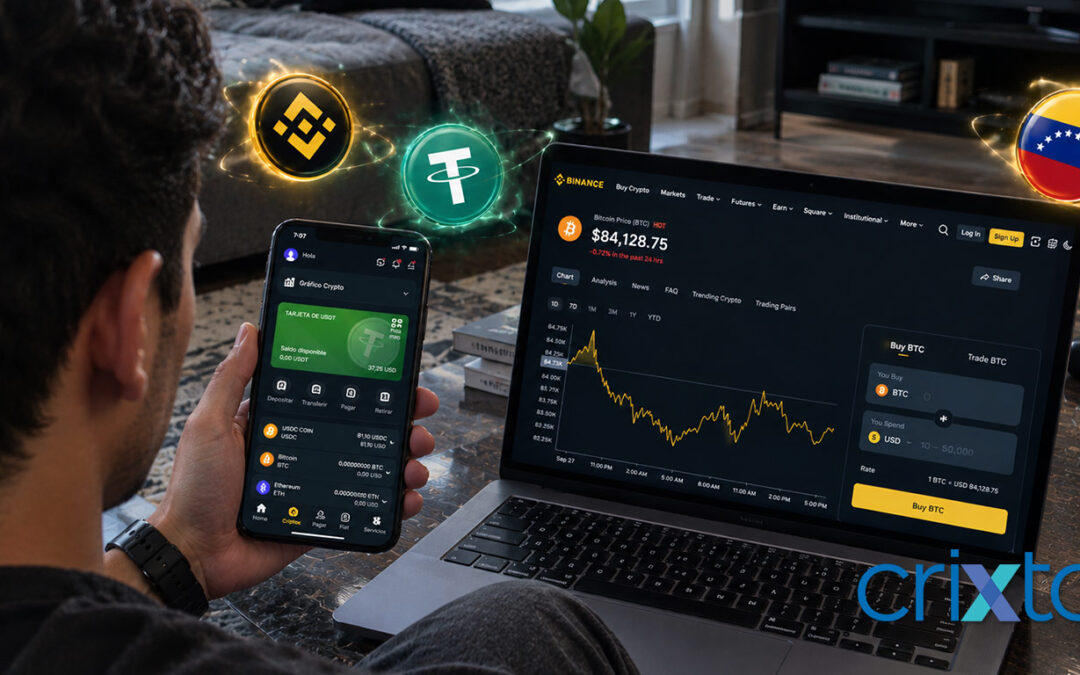 ¿Cómo depositar USDT en Crixto Pay a través de Binance?